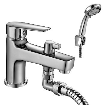 S35 Смеситель для ванны, на борт с изливом 177мм, р/ОД, хром, ROS, S35-38
