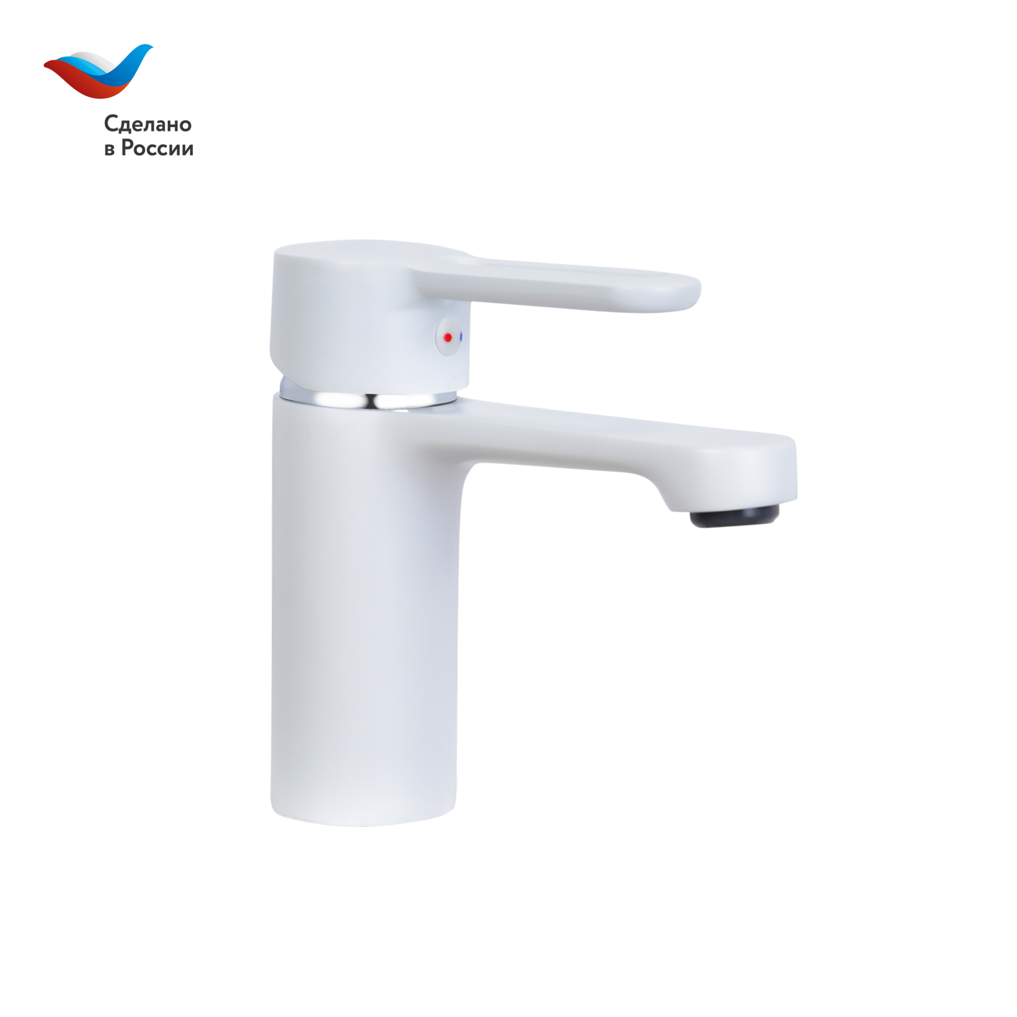 Смеситель для раковины СЛАВЕН Город СЛ-ОД-Т1Б белый