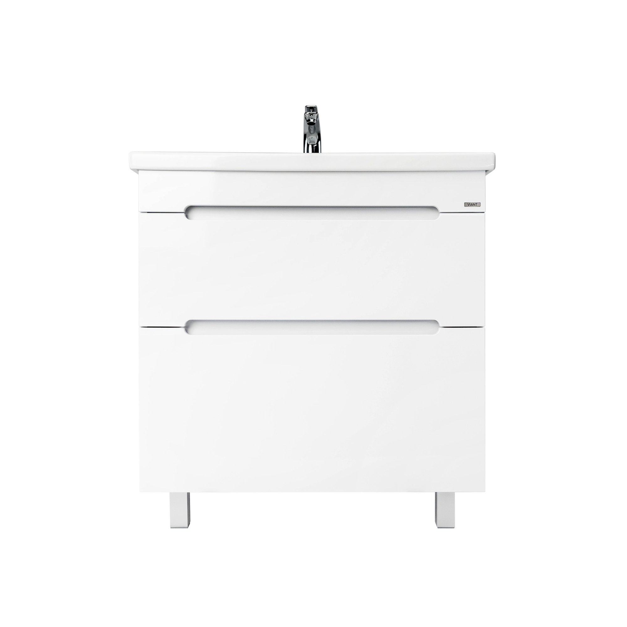 Тумба под раковину VIANT МАРСЕЛЬ 80 подвесная белый (VMAR80CO-T2Y)