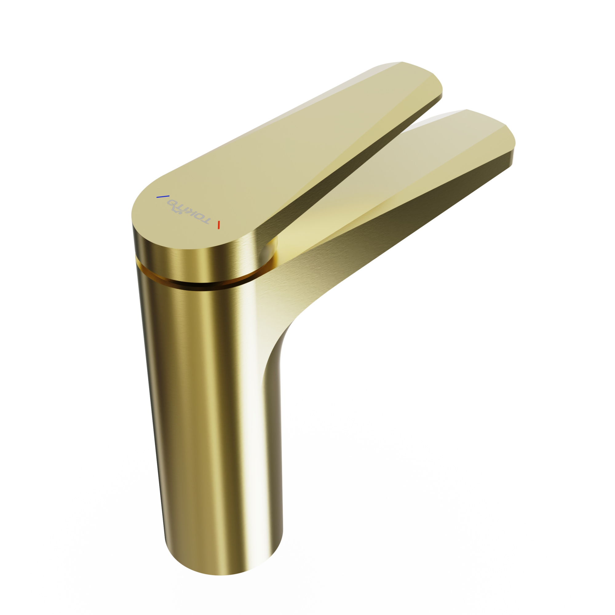 Смеситель для раковины TOKITO KIN брашированное золото (TOK-KIN-1011)