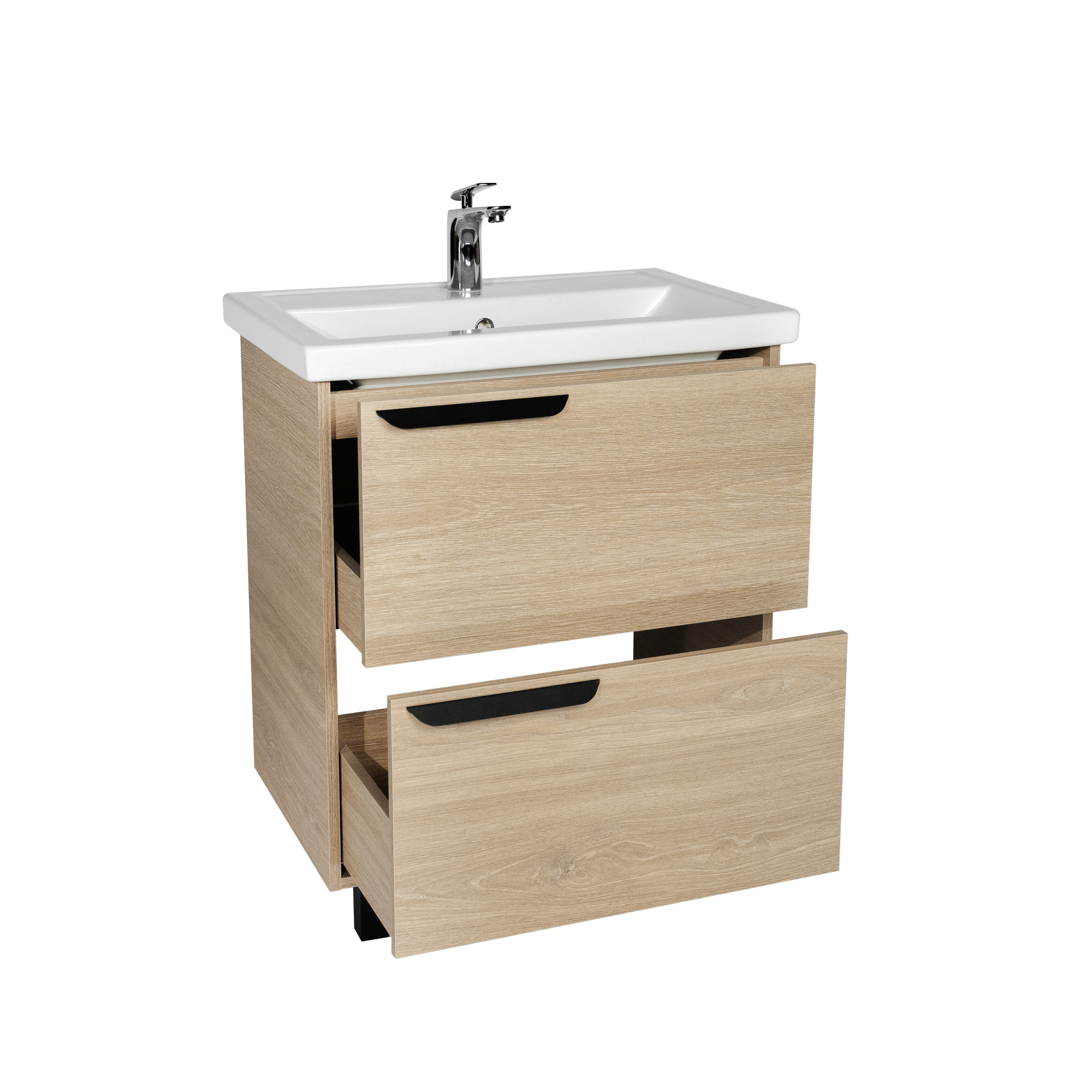 Тумба под раковину VIANT КЕЛЬН 60 напольная светлое дерево (VKEL60FOSD-T2Y)