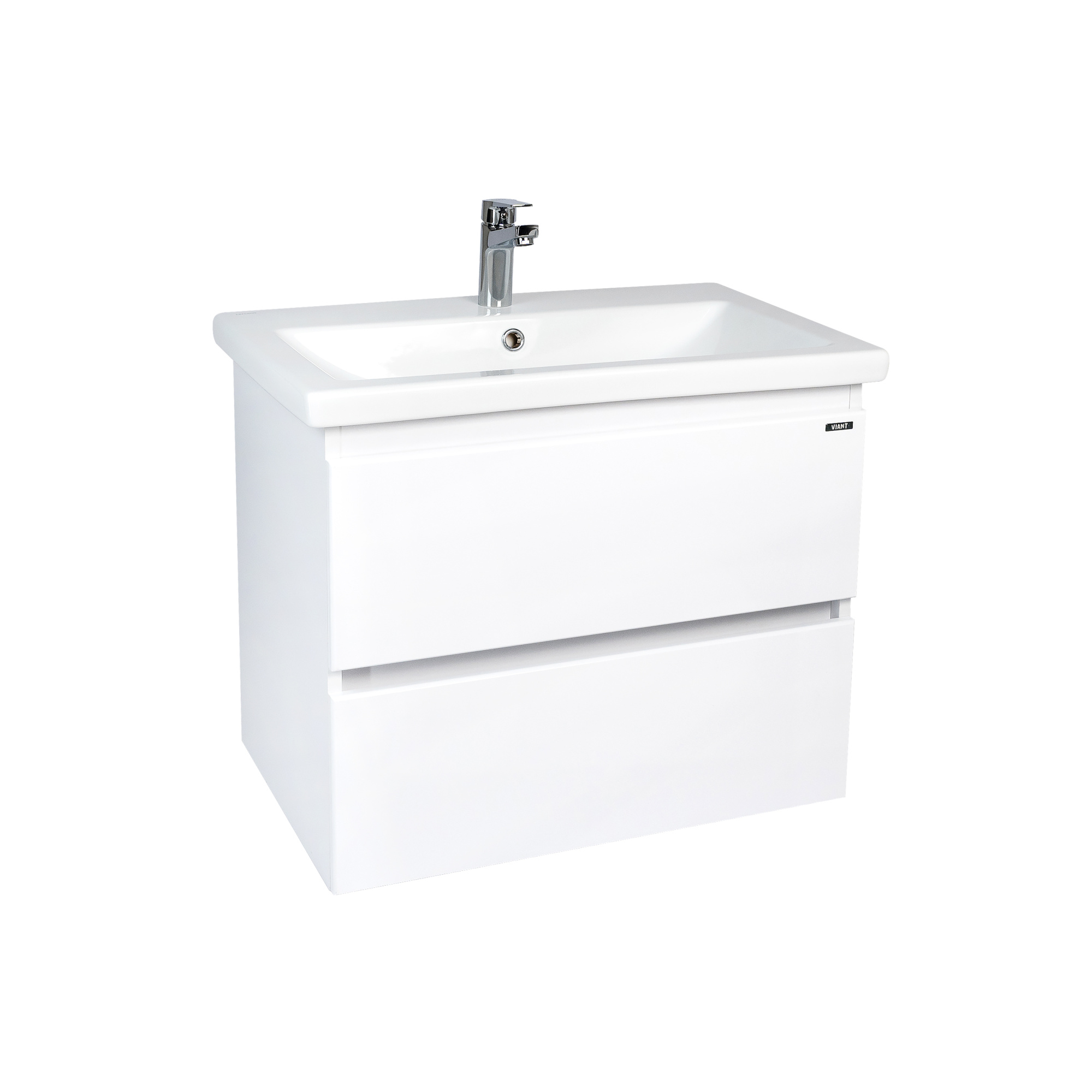 Тумба под раковину VIANT МАЛЬТА 70 подвесная белый (VMAL70COBEL-T2YP)