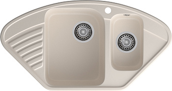 GranFest QUARZ (ECO-14) Мойка угл.1,5 чаш. 930*500 (белый)