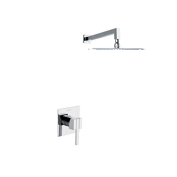 Встраиваемая душевая система с тропическим душем KUATRO NK K4918012