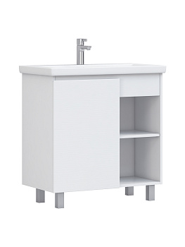 Тумба под раковину VIGO Milos 80 (Como) 318 белый