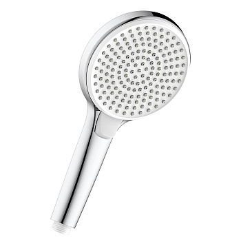 Лейка душевая круглая 3-функциональная Ø124х255мм, хром, блистер, LM, LM8126C