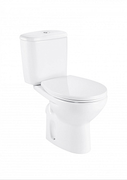 MITOS Унитаз-компакт, косой выпуск, 2-х режимная арматура, ROCA