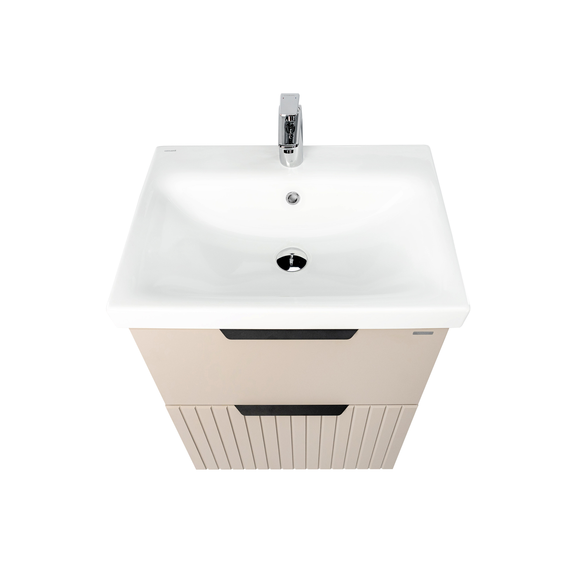 Тумба под раковину VIANT СИЦИЛИЯ 60 напольная капучино (VSIC60MDCAP-T2Y)