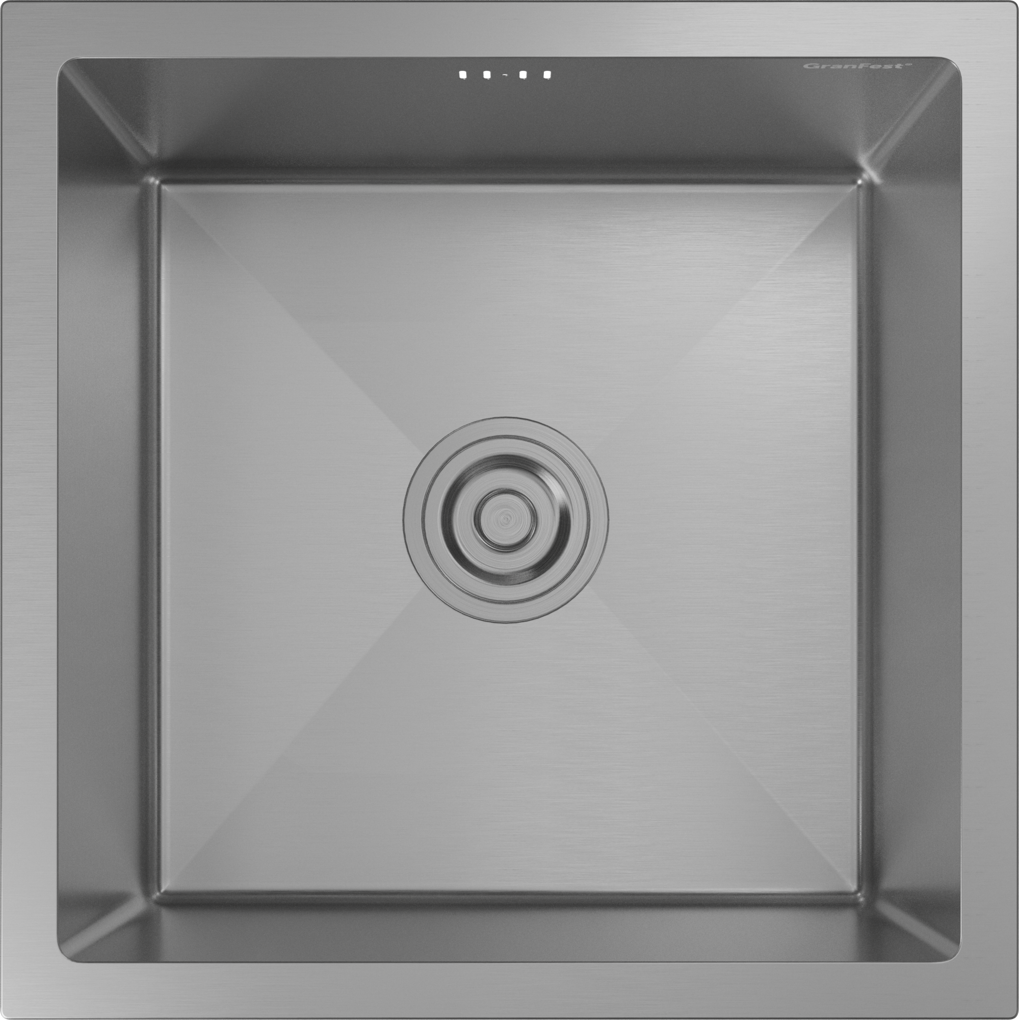 GranFest METAL (4444) Мойка нерж.1 чаша 440*440*215 мм 
