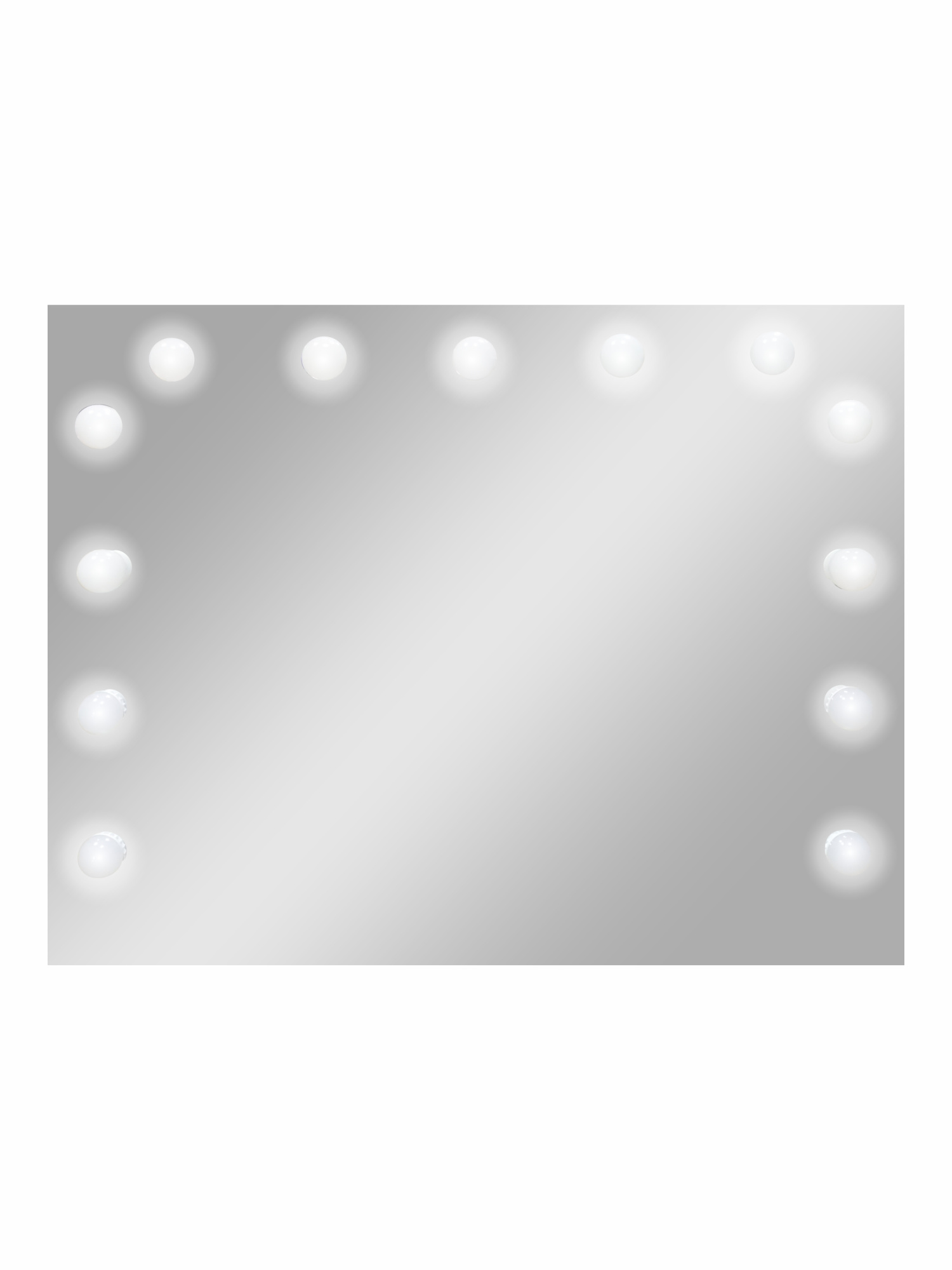 Зеркало гримерное Антураж (13 ламп) 900х700