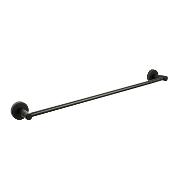 Полотенцедержатель трубчатый черный FIXSEN Comfort Black FX-86001)