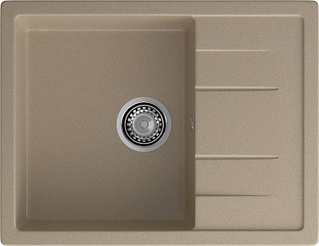 GRANFEST Мойка композит QUADRO GF-Q--650L чаша с крылом  650*500мм  песок  арт.GF-