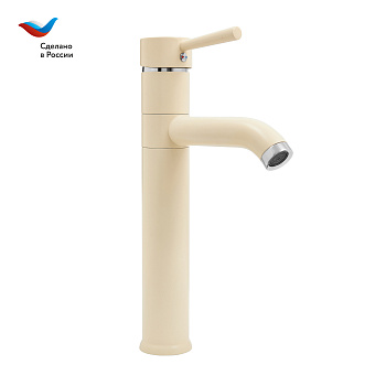 Смеситель для раковины СЛАВЕН Город СЛ-ОД-Д83 кремовый
