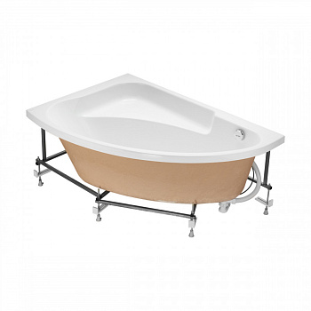 Монтажный комплект для ванны ГОА 150х100 см. (рама, слив-перелив с сифоном, крепеж к стене, крепеж п