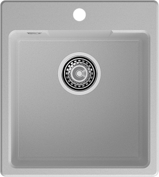 GRANFEST Мойка URBAN 644  1-чаша 440*490мм серый арт.GF-UR-