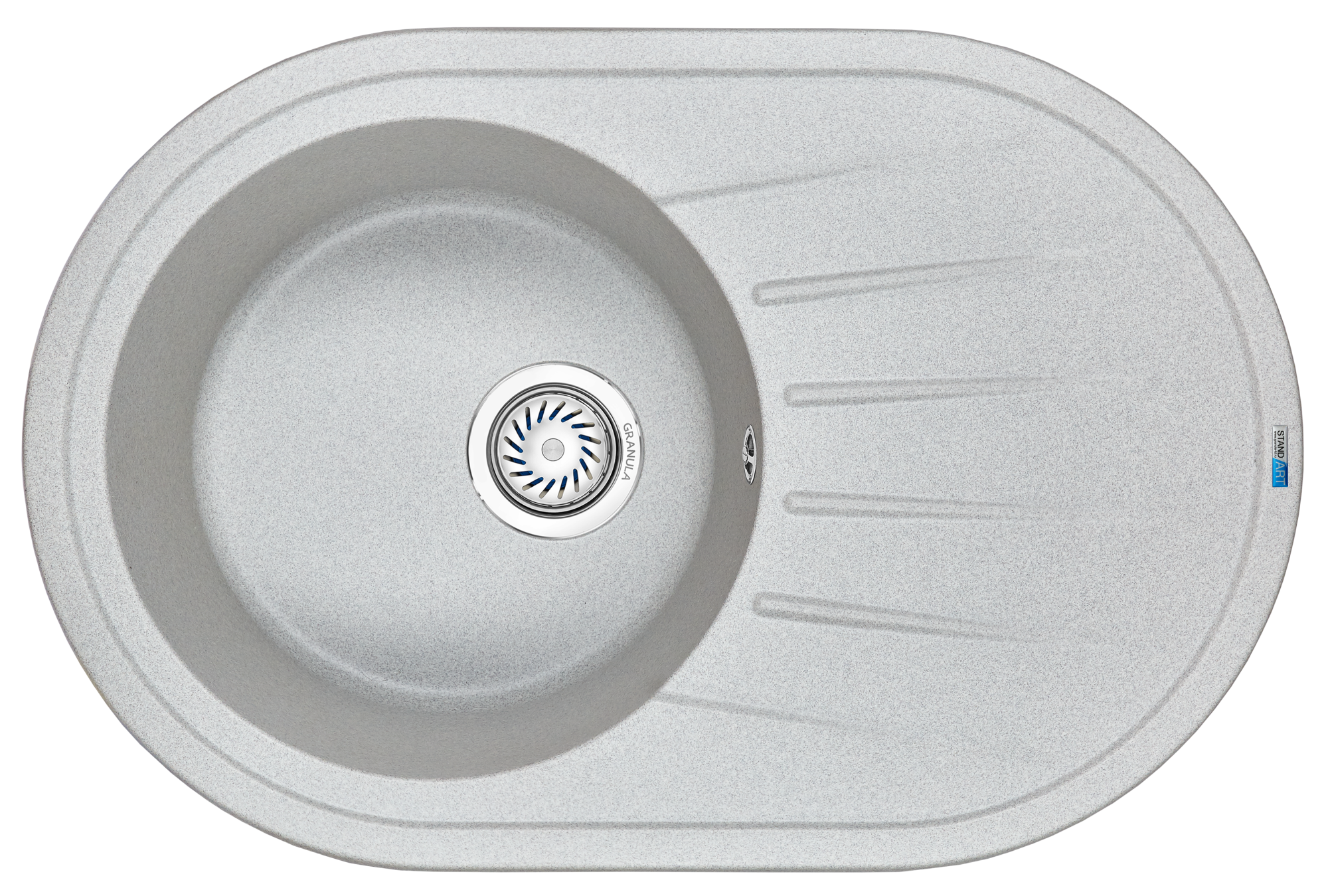 Кухонная мойка GRANULA (7601, БАЗАЛЬТ)