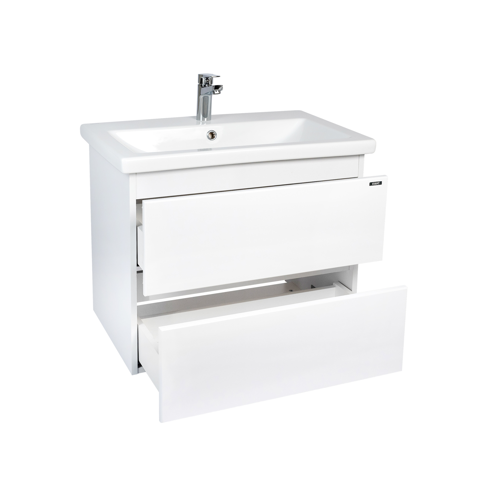 Тумба под раковину VIANT МАЛЬТА 70 подвесная белый (VMAL70COBEL-T2YP)