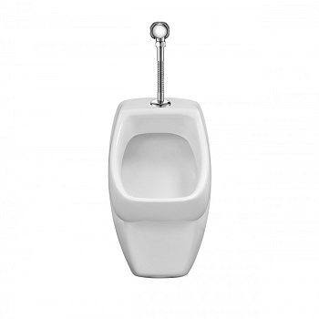 ГАЛА писсуар с креплением, горизонтальным сифоном и краном. САНТЕК