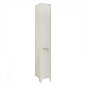 Шкаф-колонна ЛЕОН H 30, напольная, дуб белый