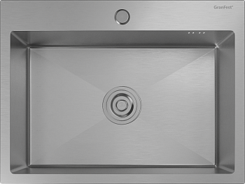 GranFest METAL (6045) Мойка нерж.1 чаша 600*450*215 мм 