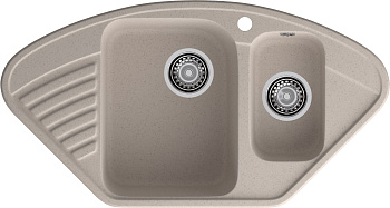 GranFest QUARZ (ECO-14) Мойка угл.1,5 чаш. 930*500 (песок)