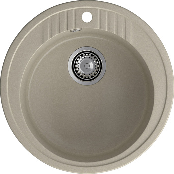 GRANFEST Мойка композит RONDO GF-R--520   D=520 мм   топаз арт.GF-