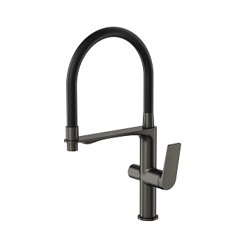 Смеситель для кухни TOKITO MITSUISHI вороненая сталь (TOK-MIT-1012GM)