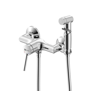 Minima Смеситель для биде, гигиен.душ на стену р/ОД, хром, LM, LM3818C