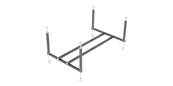 Каркас для ванны ALEX BAITLER KN116 для акриловых ванн 110х60