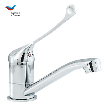 Смеситель для кухни СЛАВЕН Хирург СЛ-ОД-Х20 с локтевым управлением хром