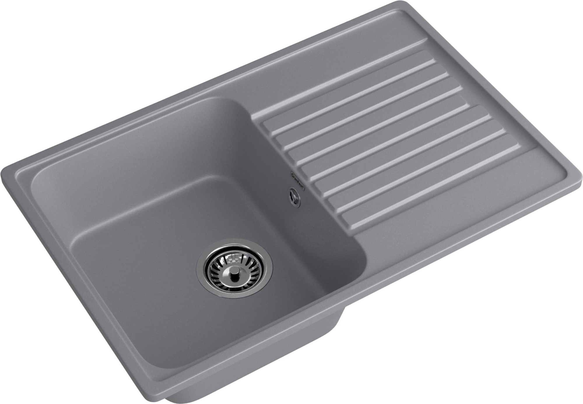 GranFest QUARZ (ECO-78) Мойка чаша+кр 740*480 (темно-серый)