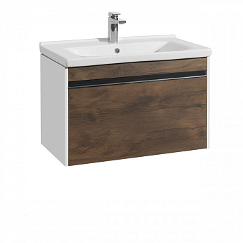 Тумба КАПРИ 80, таксония темная (под раковину МИРАНДА 80)