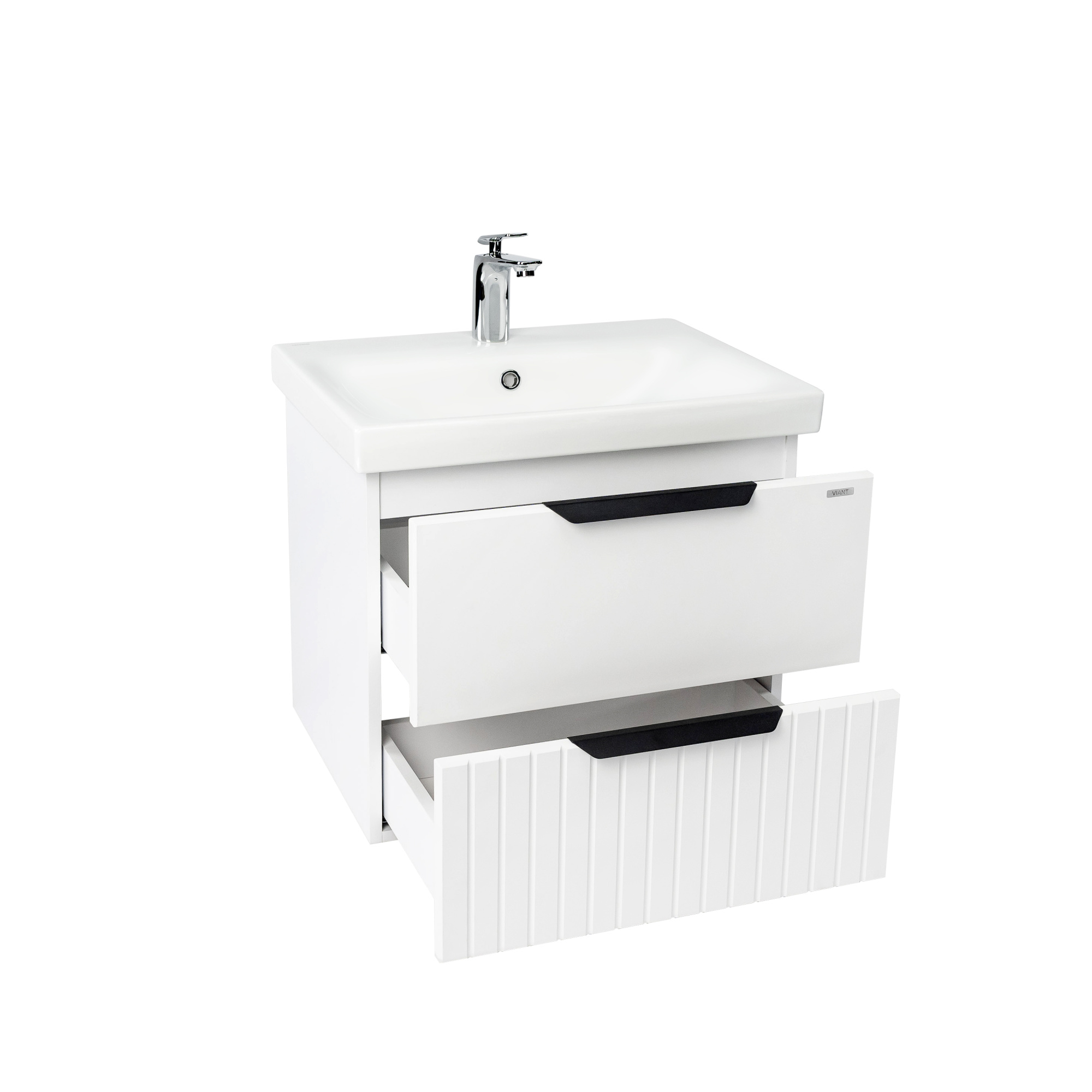Тумба под раковину VIANT СИЦИЛИЯ 60 подвесная белый (VSIC60MDBEL-T2YP)
