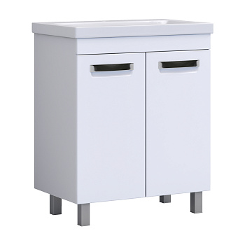 Тумба под раковину VIGO Plaza 60 напольная белый (023)