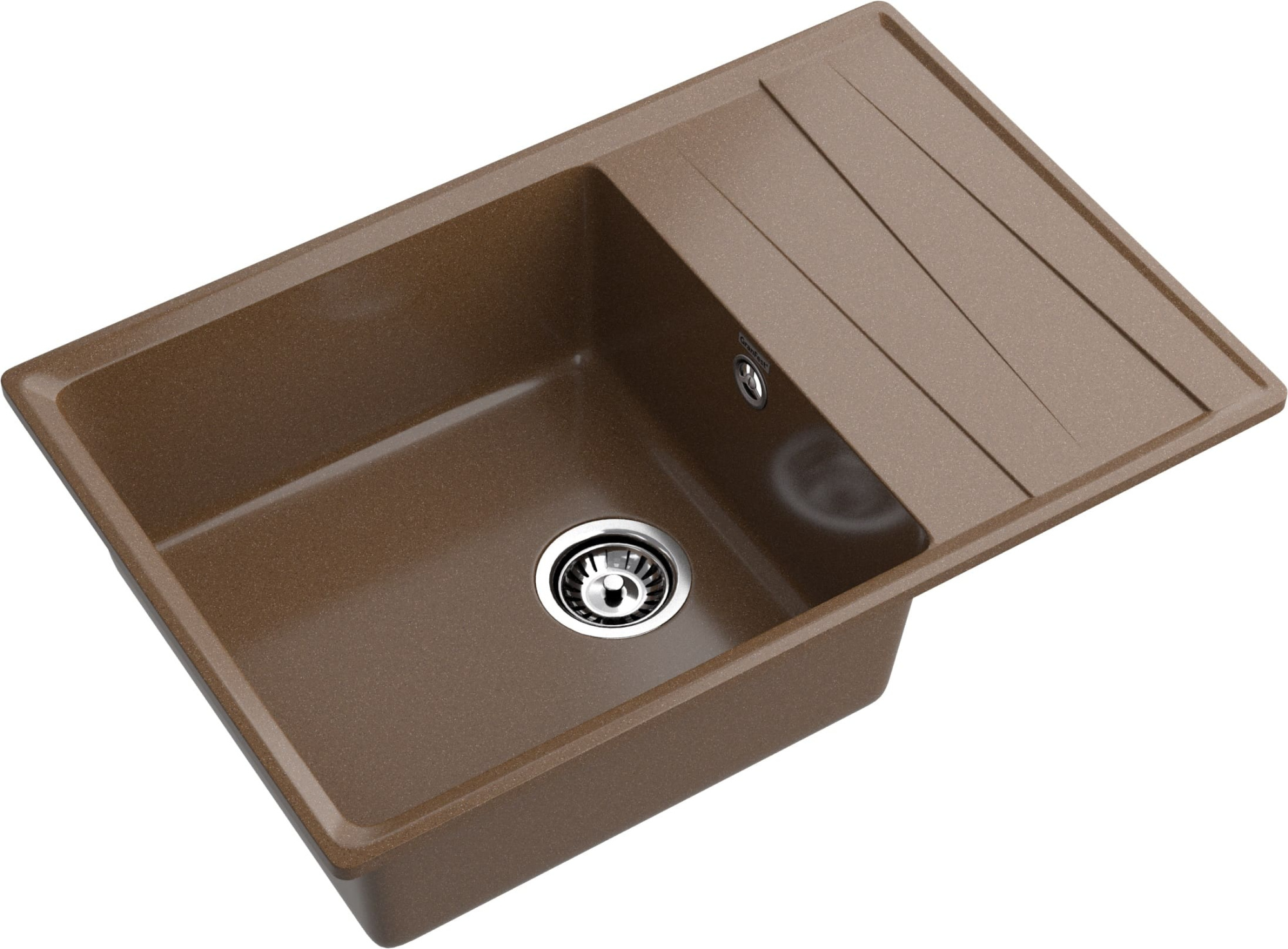 GRANFEST Мойка композит LEVEL , GF-LV-760L, чаша+крыло 760*500, терракот