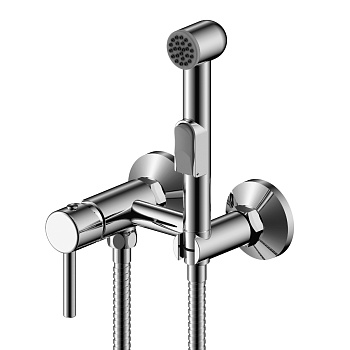 X25 Смеситель для биде, гигиен.душ на стену (к/25), р/ОД, хром, ROS, X25-52