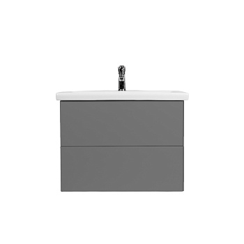 Тумба под раковину VIANT СОФИЯ 60 подвесная графит (VSOF60COG-T2YP)
