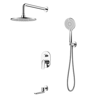 VERBA Смеситель LM11422C для ванны и душа, встраиваемый, LM, LM11422C