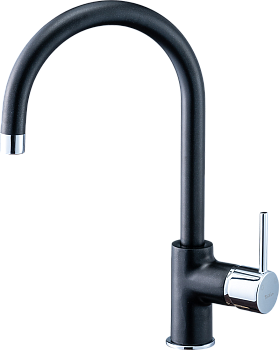 Смеситель для кухни RIVELATO Orta антрацит хром (9021208 antracite cromo)