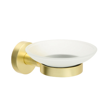 Мыльница стекло золото-сатин FIXSEN Comfort Gold (FX-87008)