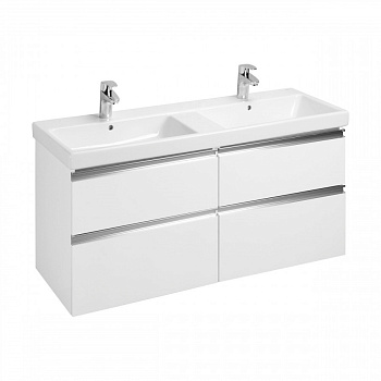 THE GAP модуль для раковины 1200, 1170x453x515, с 4 ящиками в цвете белый глянец