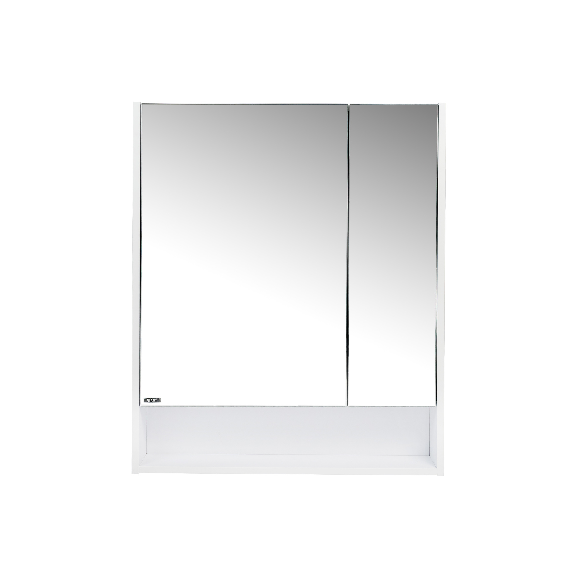 Зеркальный шкаф VIANT МАЛЬТА 80 подвесной белый (VMAL80BEL-ZSH)